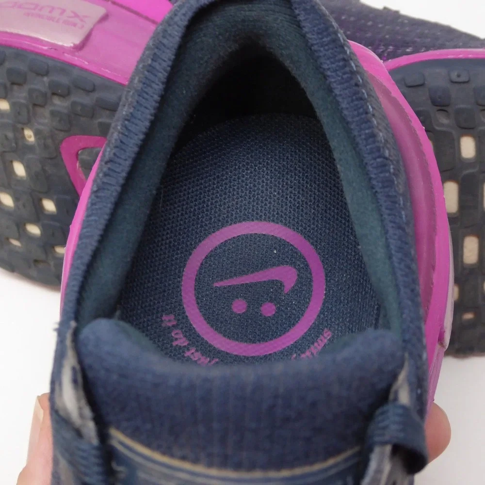 Nike Womens ZoomX Invincible Run 3 Flyknit Navy Purple DR2660-401 Size 6.5